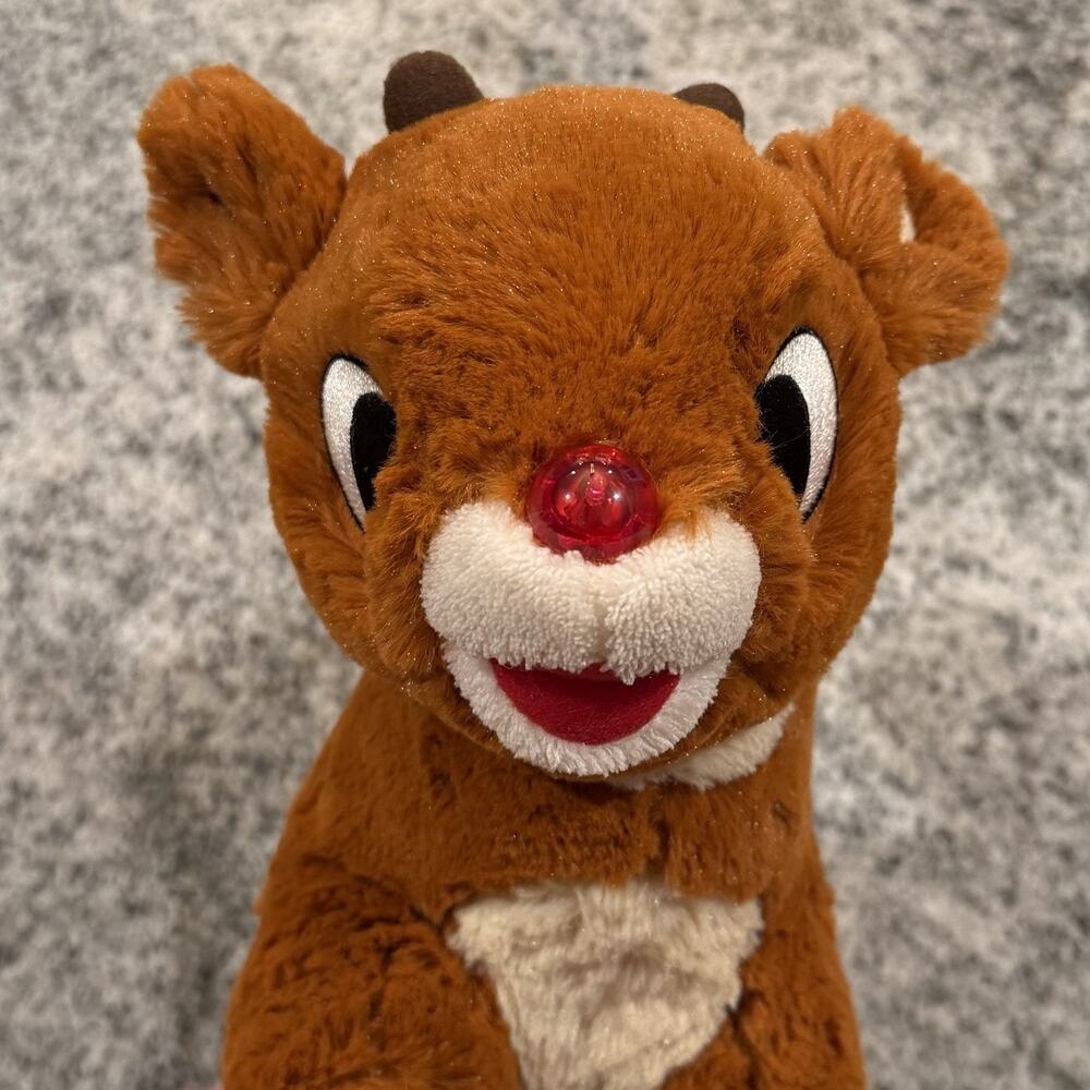 VINTAGE-2005 Commonwealth-Rudolph the Red Nosed Reindeer-12" Plush-Works/Lights